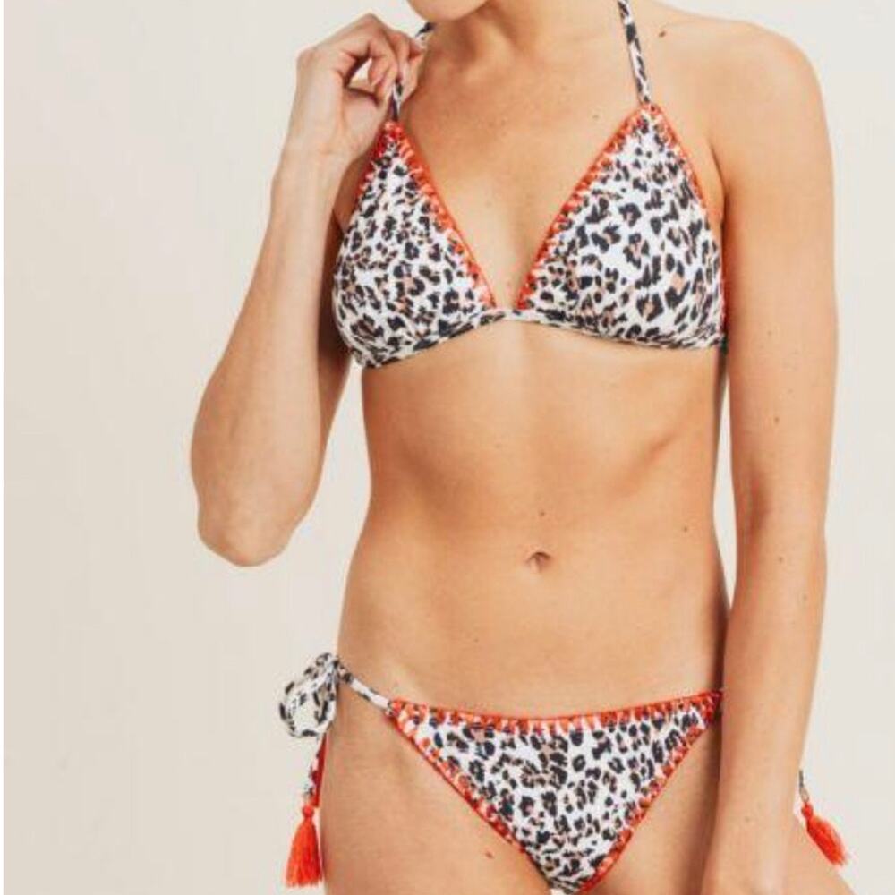 Sexy Leopard Print Bikini Size Medium